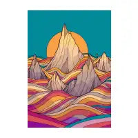 Ocean seas and cliffs - design