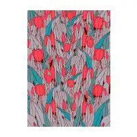 The red tulips - design