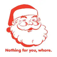 SANTA WHORE - design
