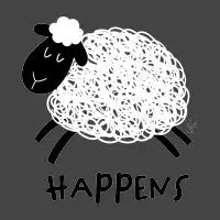 SHEEP HAPPENS - design