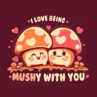 Being MUSHy with you T-Shirt - design