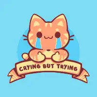 Crying but Trying - design