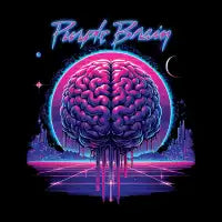 Purple Brain T-Shirt - design