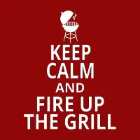 Keep Calm and Grill - design