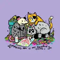 Making art… - design