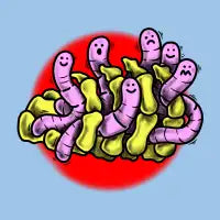 WORMS ARE THEIR MONEY - design