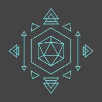 Abstract Arrows D20 Dice - design