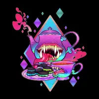 Bitey Tea Party - design