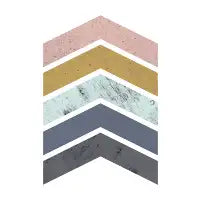 Mid Century Chevrons T-Shirt - design