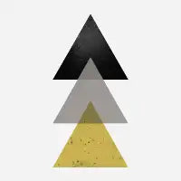 Mid Century Modern Triangles - design