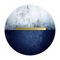 Navy Gold Circle - design