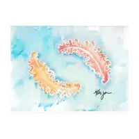 Sea slug pair - design