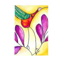 Spanish Tile Bird - design