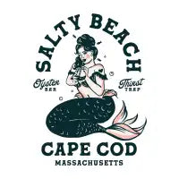The Salty Beach Cape Cod Oyster Bar Mermaid - design