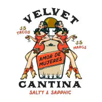 Velvet Cantina Taco Bar: Mexican Pinup Cowgirl Restaurant Design - design
