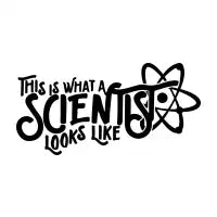 This Is What A Scientist Looks Like (Black) - design