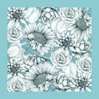 Blue Flowers - design