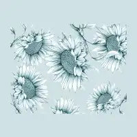 Blue Sunflowers - design