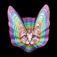 Psychedelic Cat - design