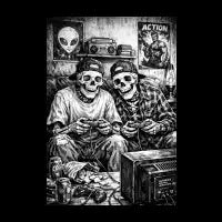 Skeleton Gamer Night - design