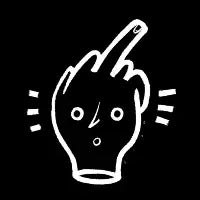 Handy Man Negative - design
