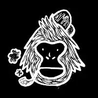 olympia bike monkey negative - design