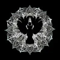 Abstract Owl Mandala Circle - design