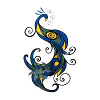 Abstract Peacock - design