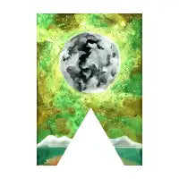 Green Moon Pyramid - design