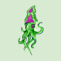 Green Octopus - design