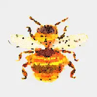 Mosaic Bumble Bee - design