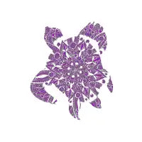 Purple Mandala Turtle - design