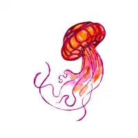 Red Jellyfish - design