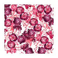 Wine Red Roses Pattern - design