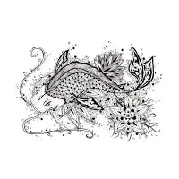 Zen Koi Fish - design