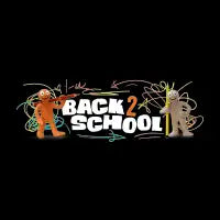 Back To School White logo - design