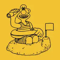 Wallace at the Beach - design