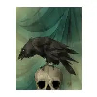 Perched Raven - design