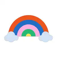 Rainbow with Clouds Pattern - design