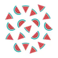 Watermelon Fruit Pattern - design