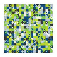 Multicolor Geometric Tiles - design