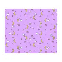 Fairy Kei Anime Pastel Usagi Bunny of the Moon Blanket Print - design
