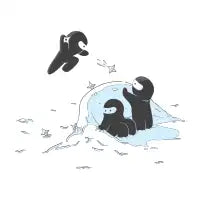 Ninjas don't camoflage well in winter - design