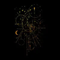 Golden sparkles - design
