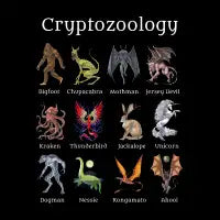 Cryptozoology Cryptid Creatures T-Shirt - design
