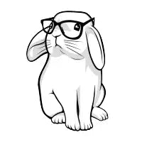 Hipster Rabbit - design