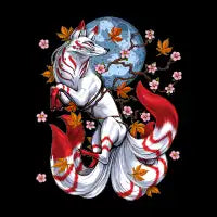Japanese Fox Kitsune - design