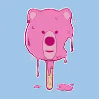 Pink Bear Ice Cream T-Shirt - design