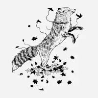 Autumn Flight of the Fox - design