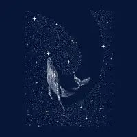 starry whale T-Shirt - design
